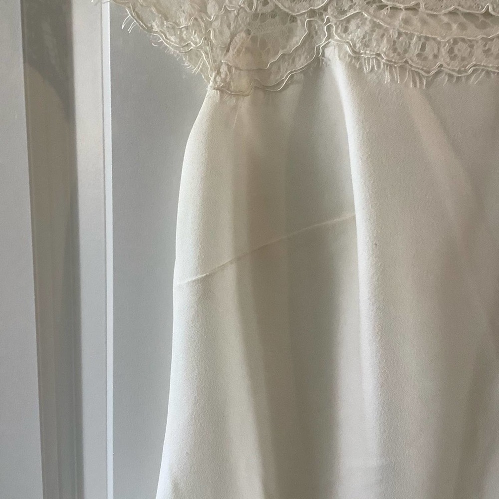 LAUREN Ralph Lauren White Lace Trapeze Dress - Picture 6 of 8